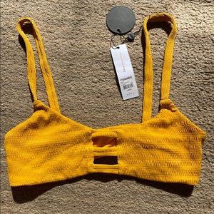 Bathing suit top. Size Large. Brand Amuse society. Never worn before